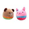 Cute Plush Dog Ball Squeaky Toys Animal Shape Puppy Chihuahua Internactive Chew Bite Toys Funny Pets Accessories Supplies